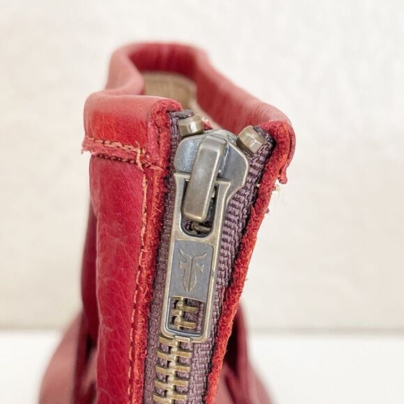 Vintage Frye red Phillip Harness short western cowgirl boots size 9 - Picture 8 of 15